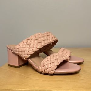 Steve Madden Daphnee Braided Block Heel Woven Sandals - 36